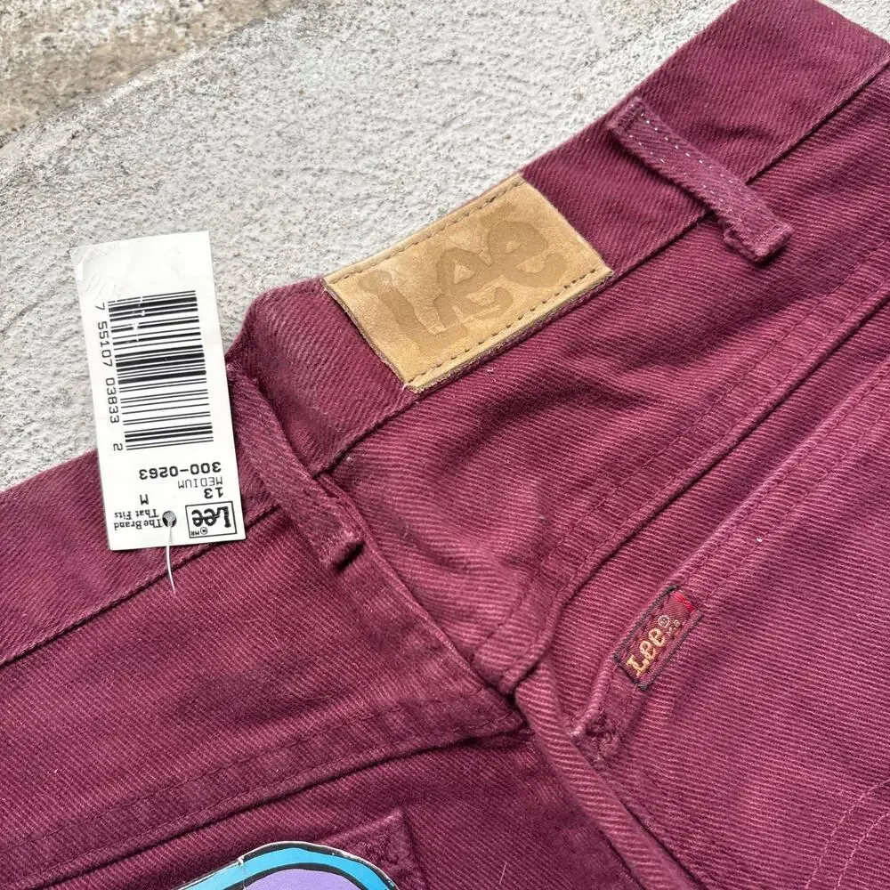 Deadstock Vintage Denim Lee Junior 300 Relaxed Fit Tapered Leg 13 Overdyed Jeans